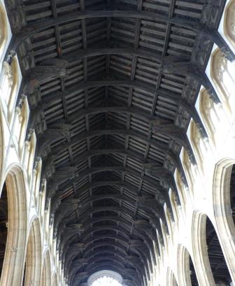 Bury St Edmunds Church hammer-beam roof